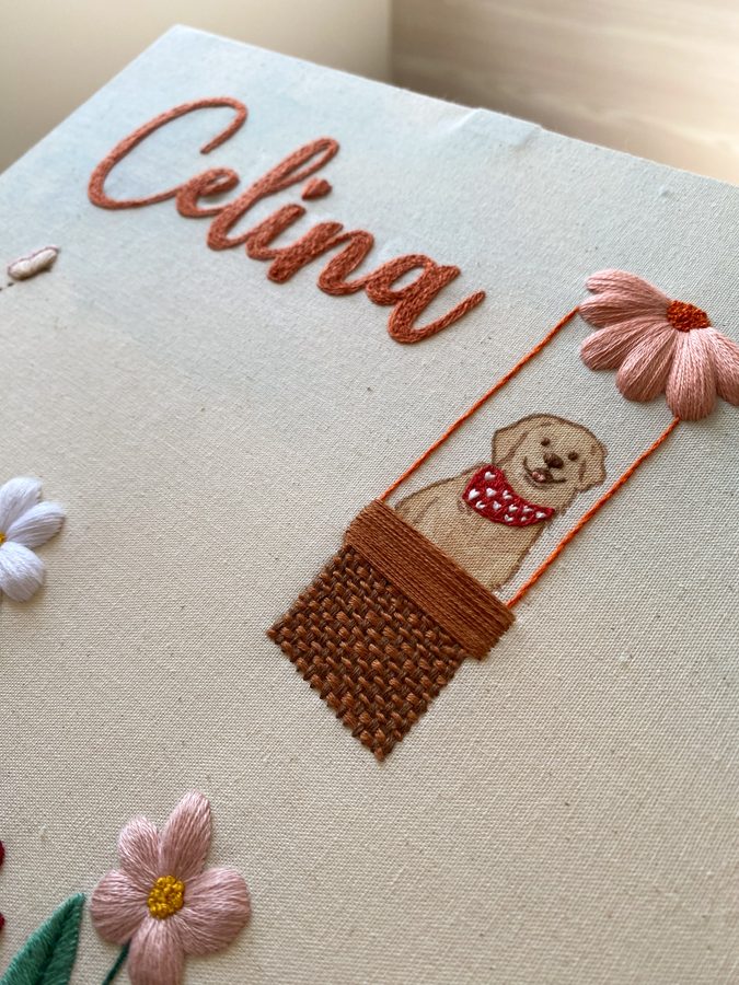 Detalhe de bordado - Borda Clari