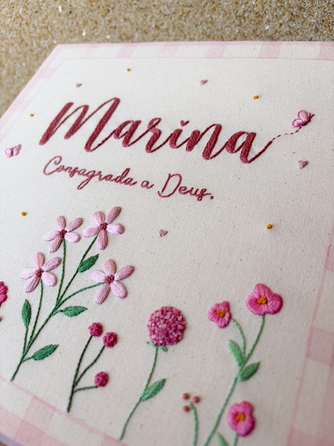 Detalhe de bordado - Borda Clari
